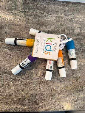 doTerra Kids Roller Collection 5x including flashcards and doTERRA Bag